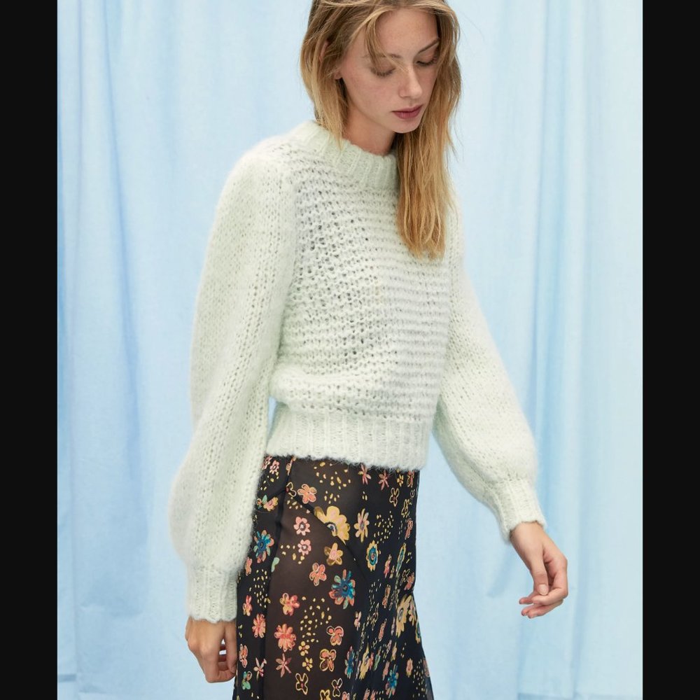 NWT Wilfred Le Fou Shimmy Knit Sweater size XXS